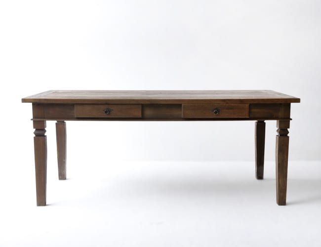 Mesa em madeira de demolição
