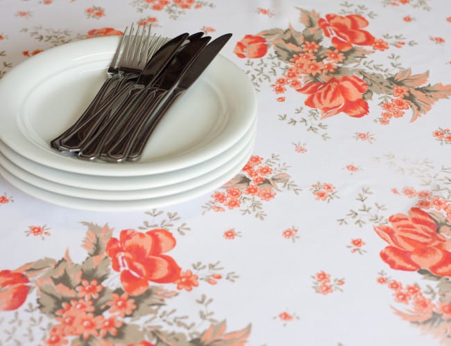 Cobre mancha oxford floral