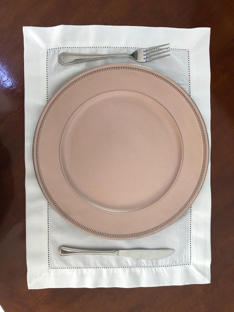 Sousplat rose gold